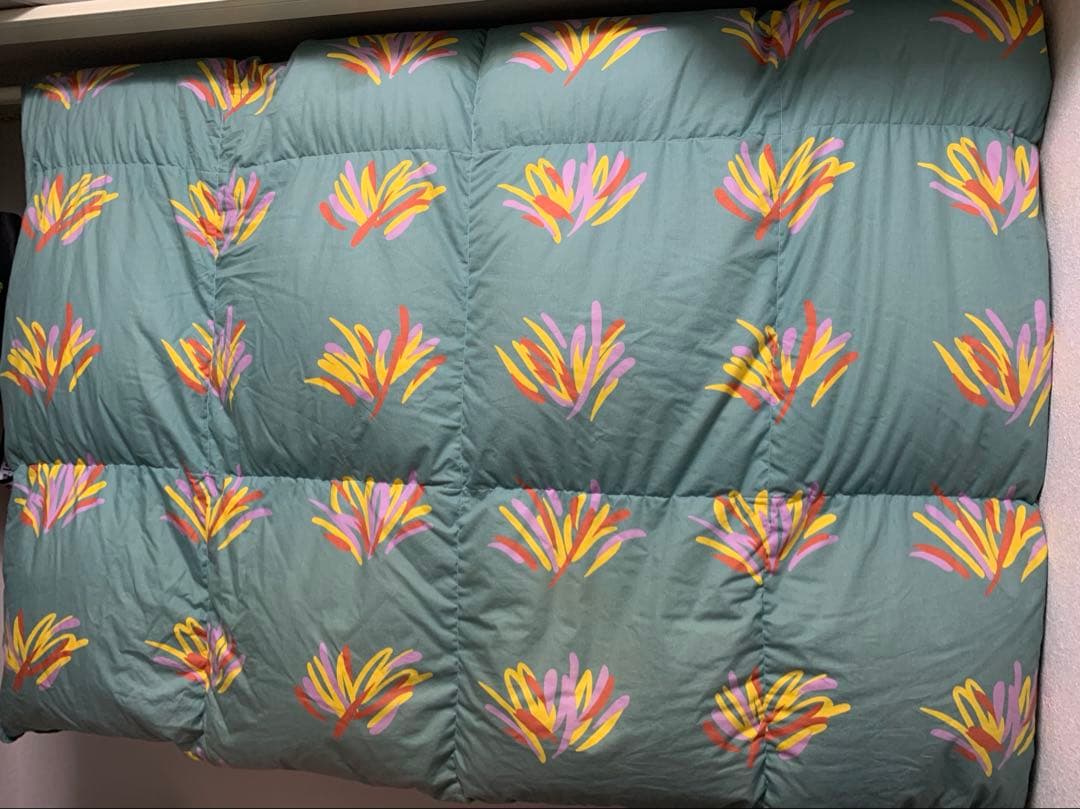 羽毛布団 ダウン90% 充填1.5㌔ 側綿100% マウンテンベース 掛け布団