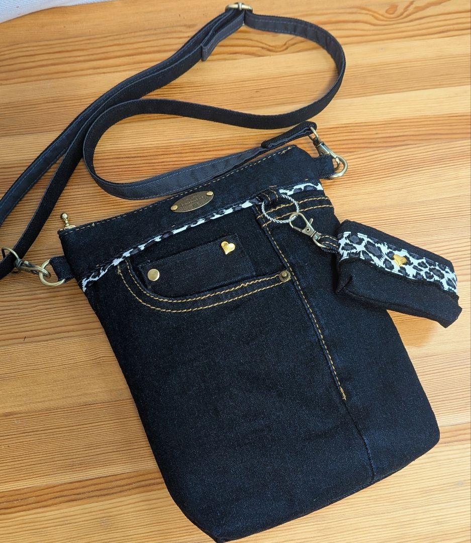ししゃもデニムリメイクバッグ（Ｌ）（SS）No.835☆