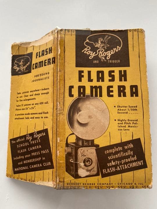 ヴィンテージ　ボックスカメラ　Roy Rogers and Trigger