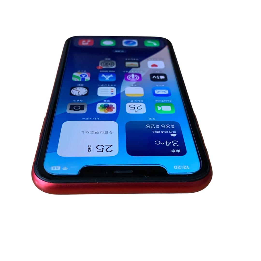iPhone 11 レッド 128GB SIMフリー 大容量バッテリー 美品
