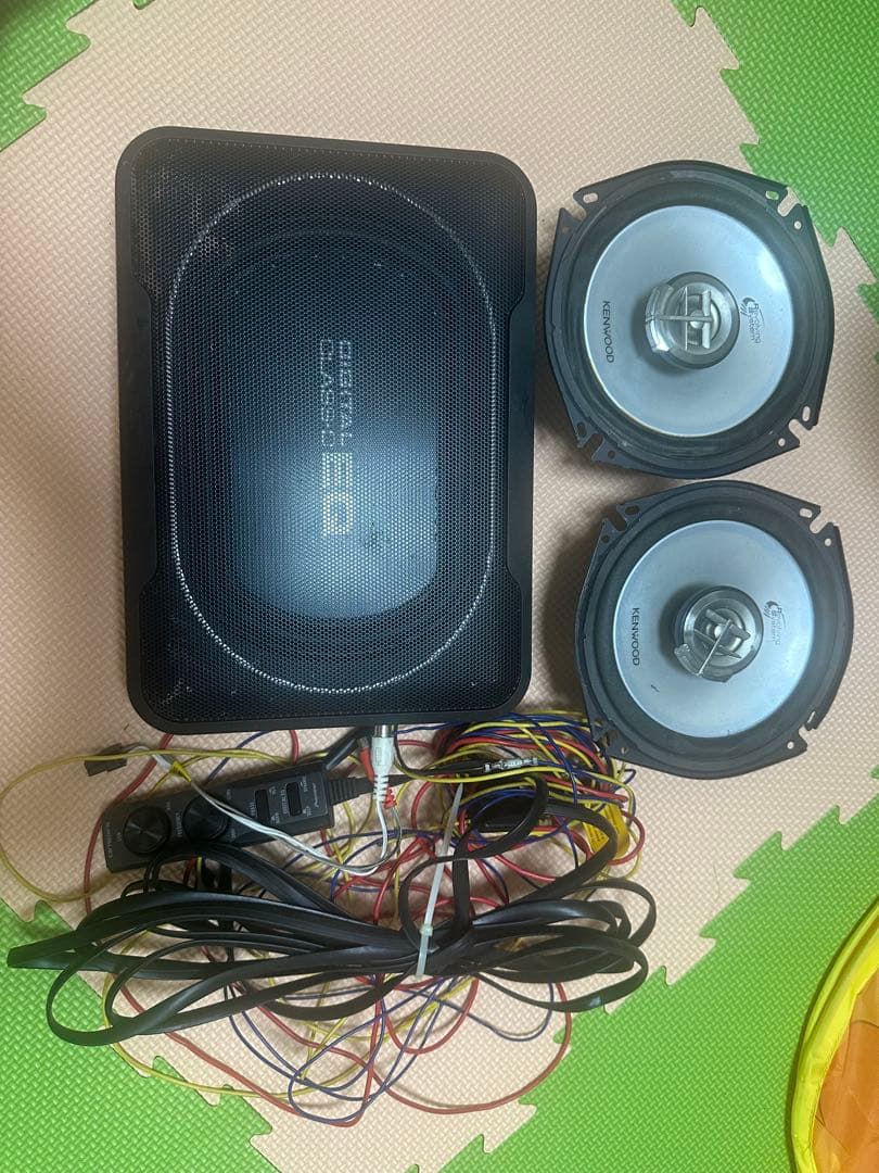 カロッツェリア　サブウーハー　KENWOODスピーカー