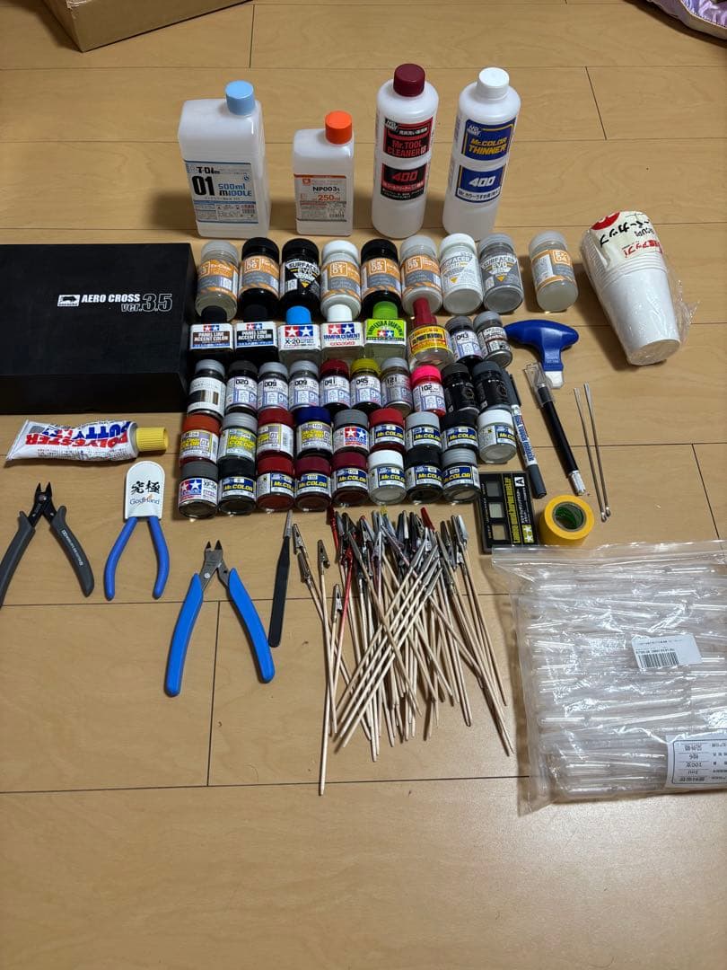 ドル 最終値下げ‼️プラモデル エアブラシ ゴッドハンドニッパー 塗料