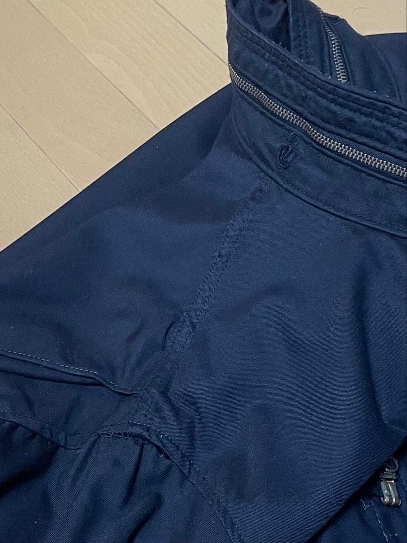 実物 M-65フィールドジャケット 黒染め M/S ディープブラック染め