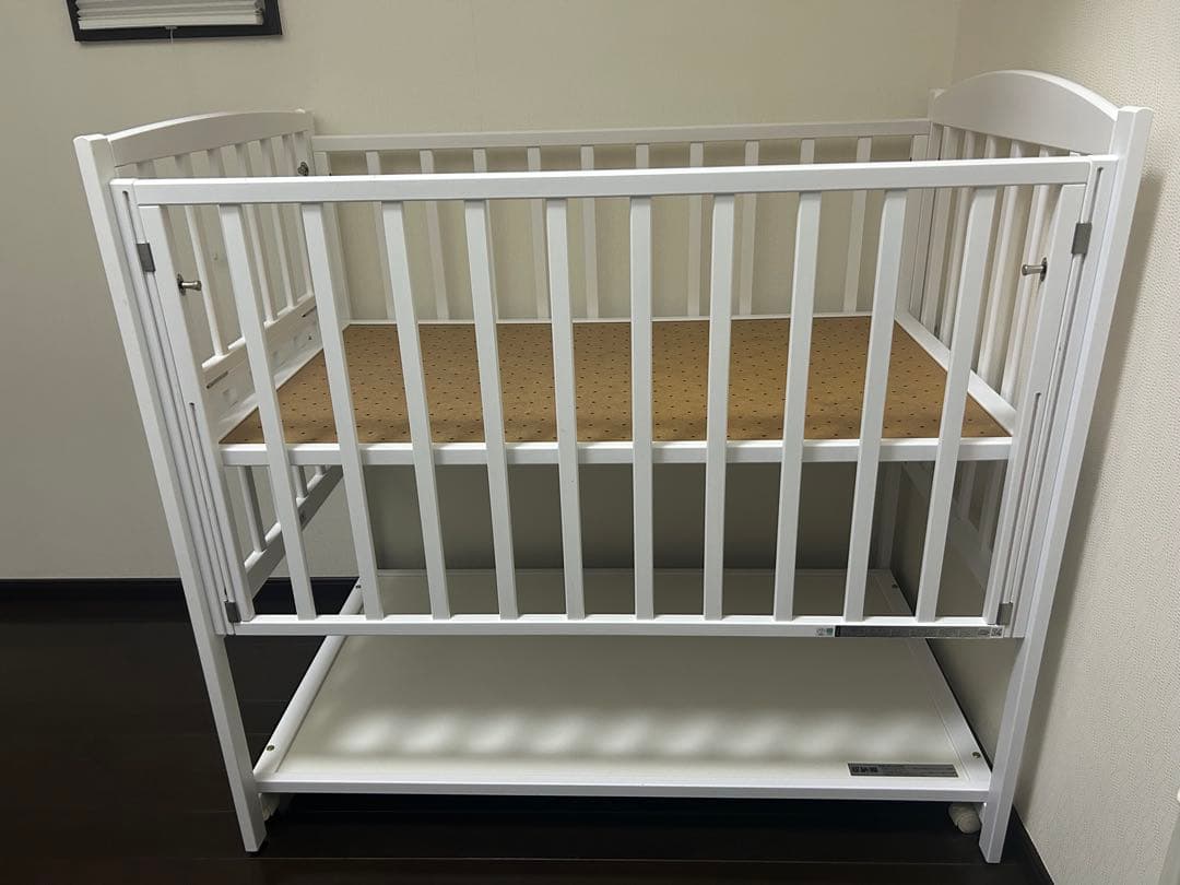 カトージ　ベビーベット　ハイタイプベット　ツーオープン　ホワイト