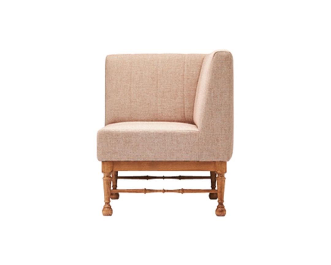 モデル展示未使用品 片肘ソファ ロクロ脚 CELINE 2人掛けソファ カロレ