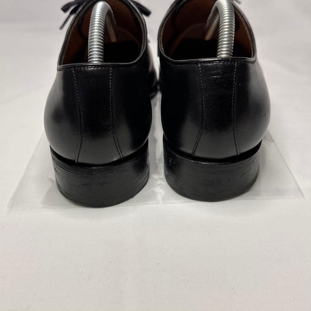 ヤンコ☆革靴☆ブラック☆ホールカット☆本革☆7.5☆スペイン製☆206