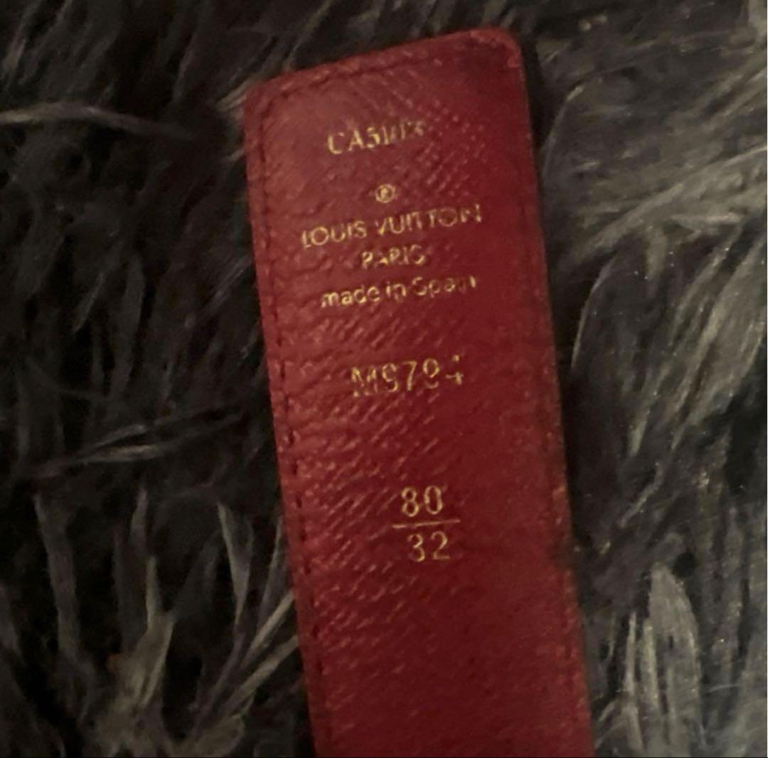 よ*！様 LouisVitton ベルト レディース M9794 ダミエ80