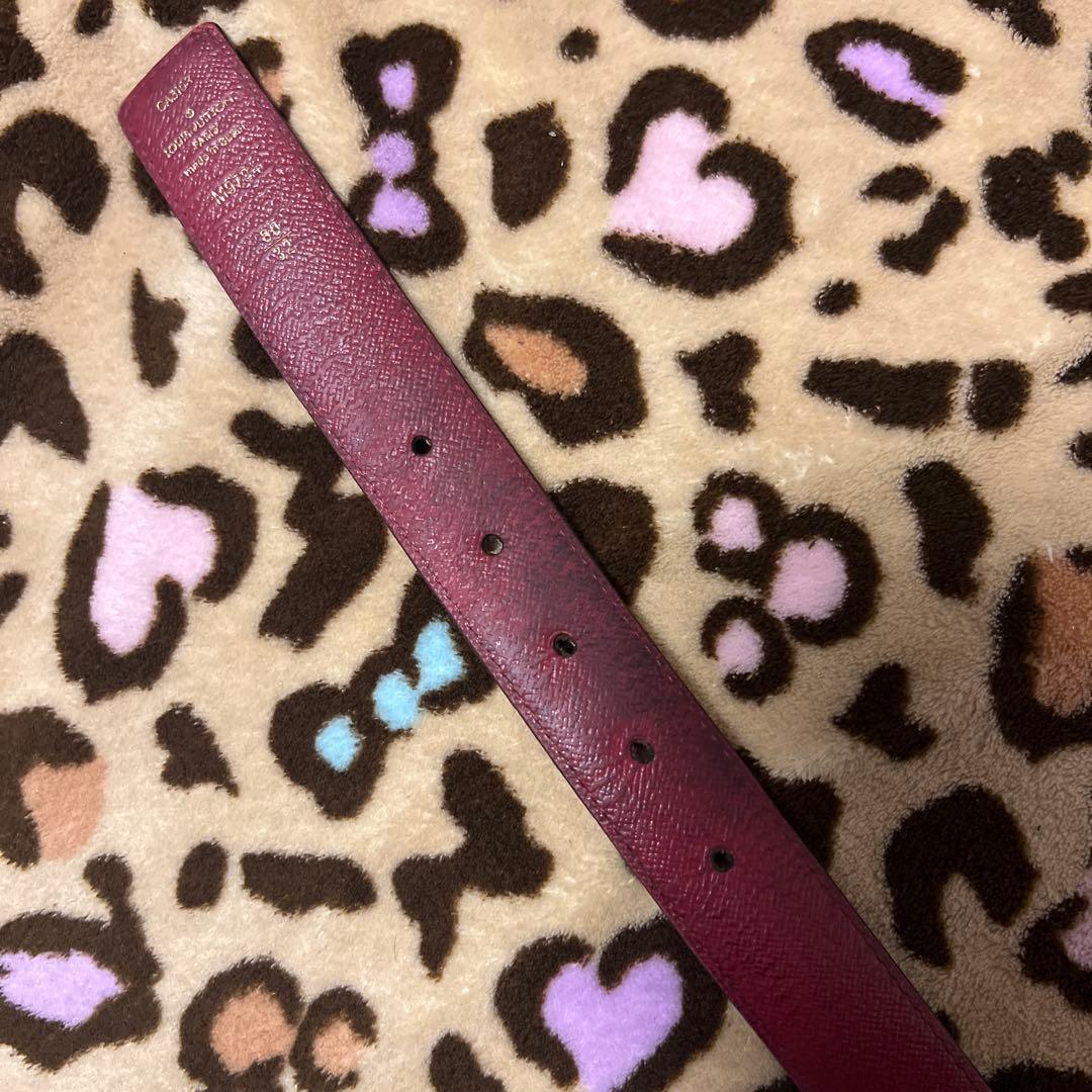 よ*！様 LouisVitton ベルト レディース M9794 ダミエ80