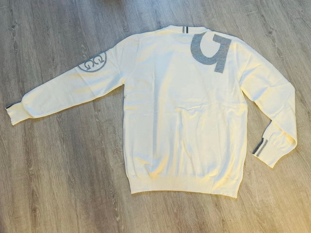 新品　G/FORE　ジーフォア　ゴルフ　セーター　ホワイト　Ｌ　レディース