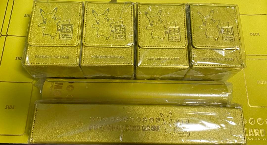 ポケモンカード　ゴールデンボックス　サプライのみ　プレイマット　デッキケース