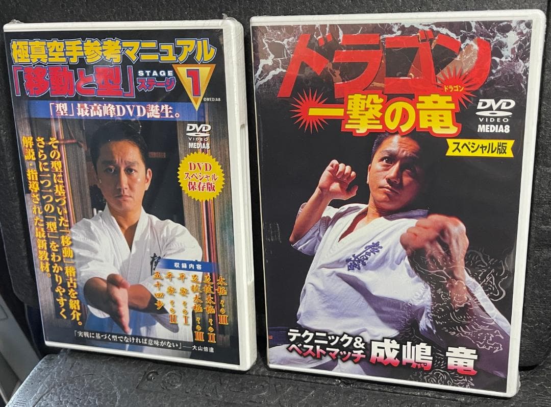 ♦︎新品DVD♦︎ 成嶋 竜 4本セット 一撃の竜 極真空手参考マニュアル