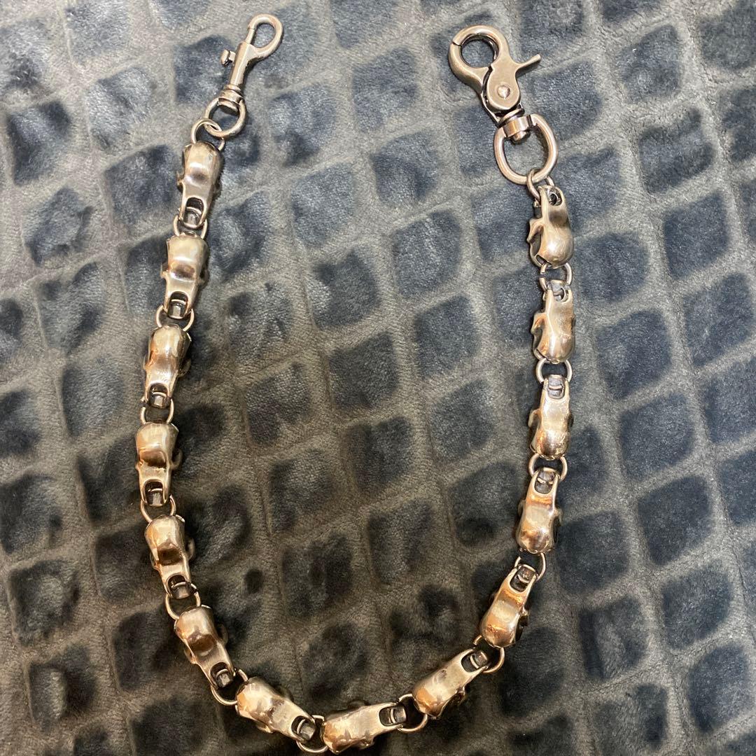 ウォレットチェーンスカルドクロ