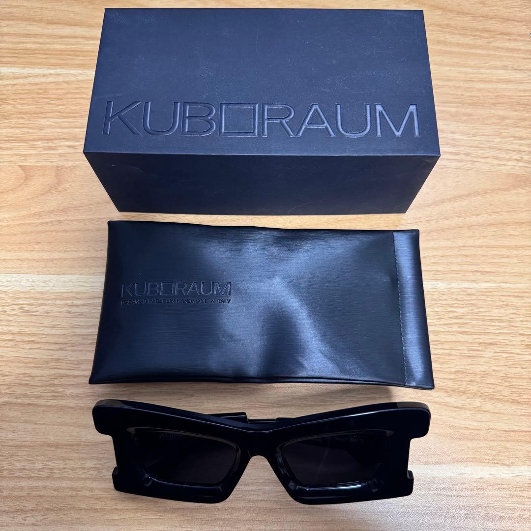 【極美品】Kuboraum クボラム R2 サングラス 黒 ブラック