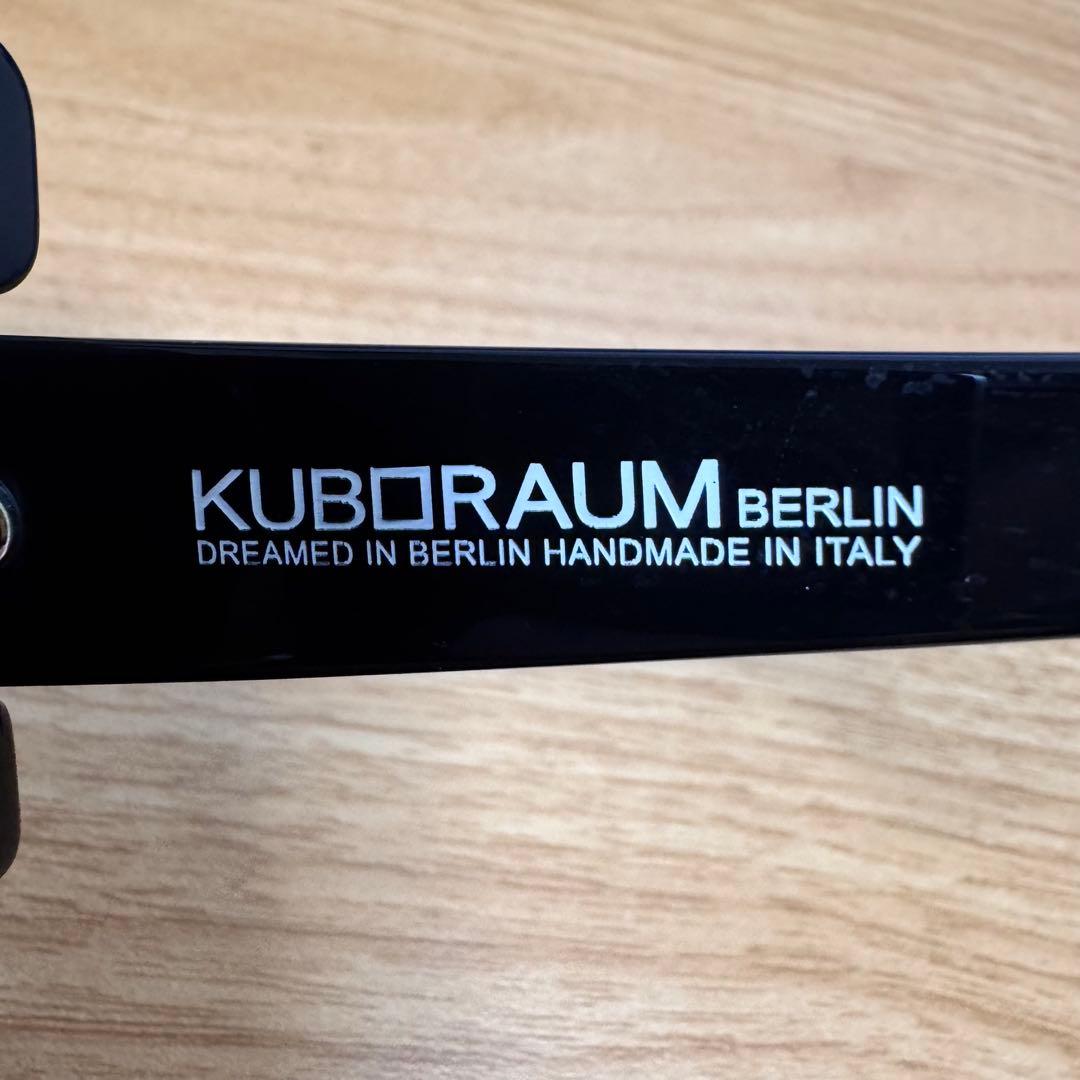 【極美品】Kuboraum クボラム R2 サングラス 黒 ブラック