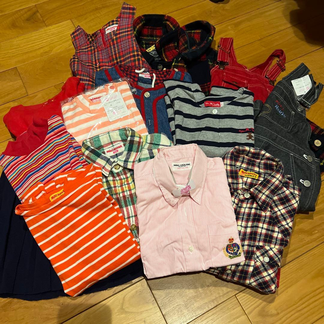 MIKI HOUSE キッズ服セット 130cm 14点セット