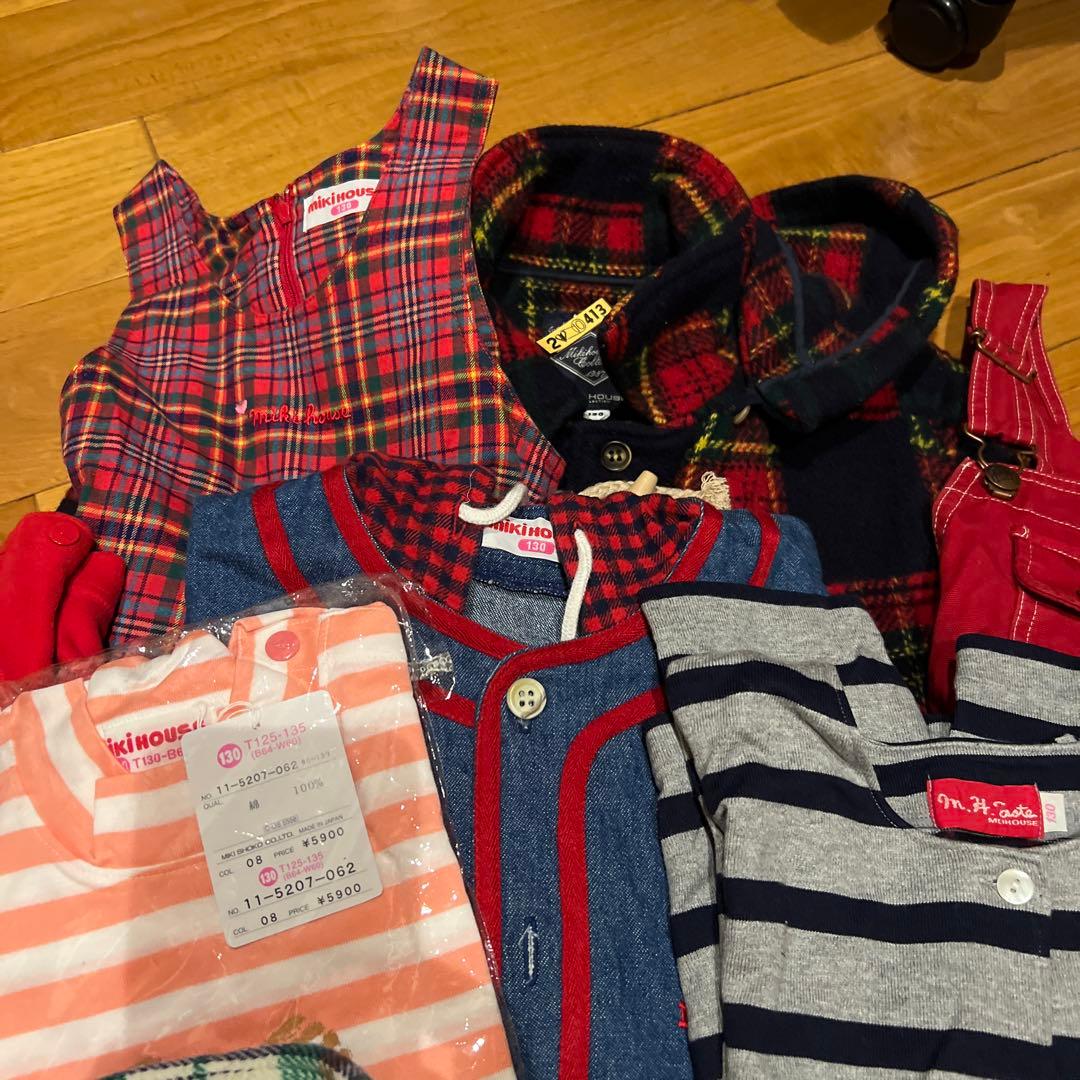 MIKI HOUSE キッズ服セット 130cm 14点セット