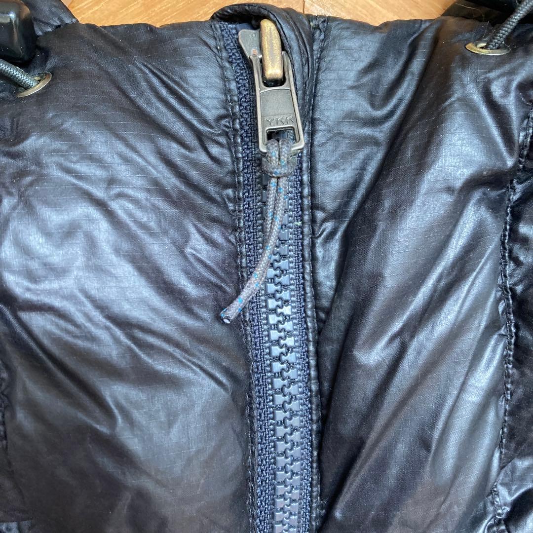 mont-bell モンベル アルパイン ダウン パーカ S ブラック 補修あり