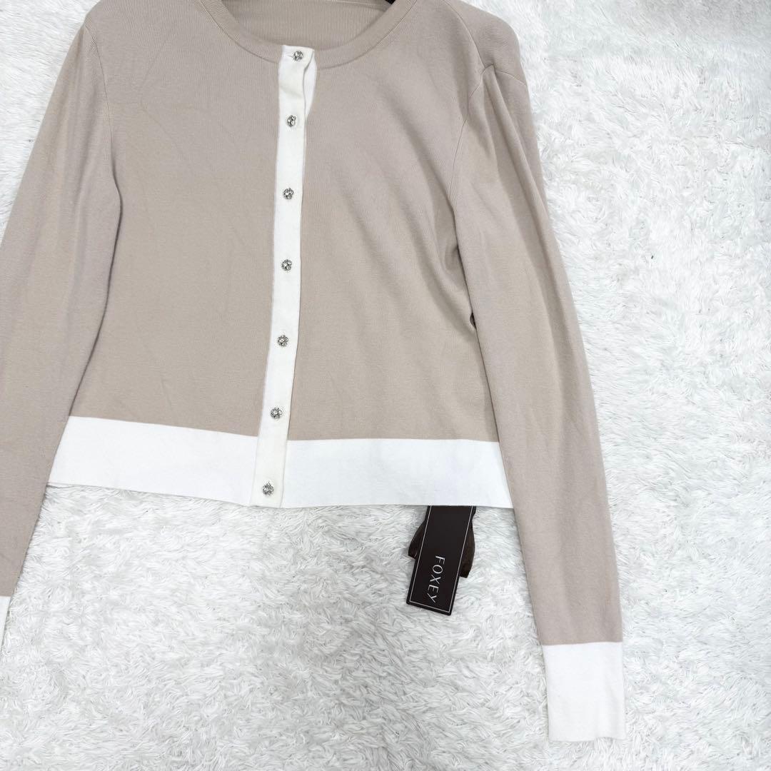 【美品✨】フォクシー　アンナ　カーディガン　羽織り　2022年　38
