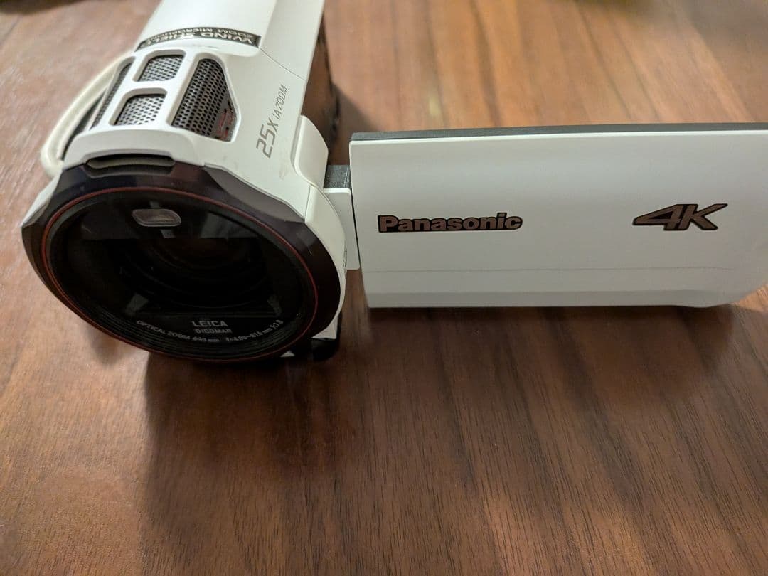ジャンク？撮影時真暗。Panasonic 4K ビデオカメラ ズーム