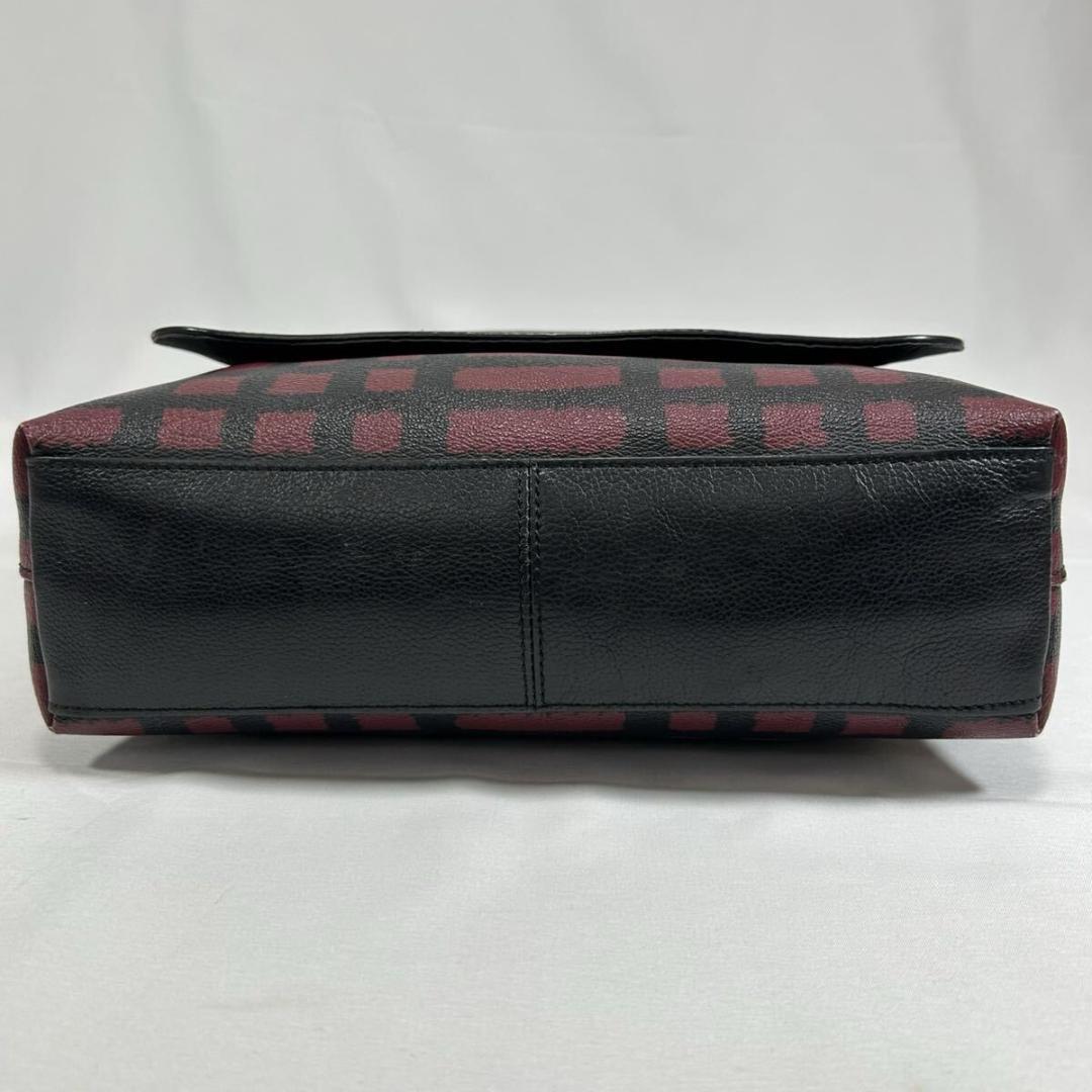 【美品】コーチ チャールズ ショルダーバッグ メッセンジャー レザー 斜め掛け