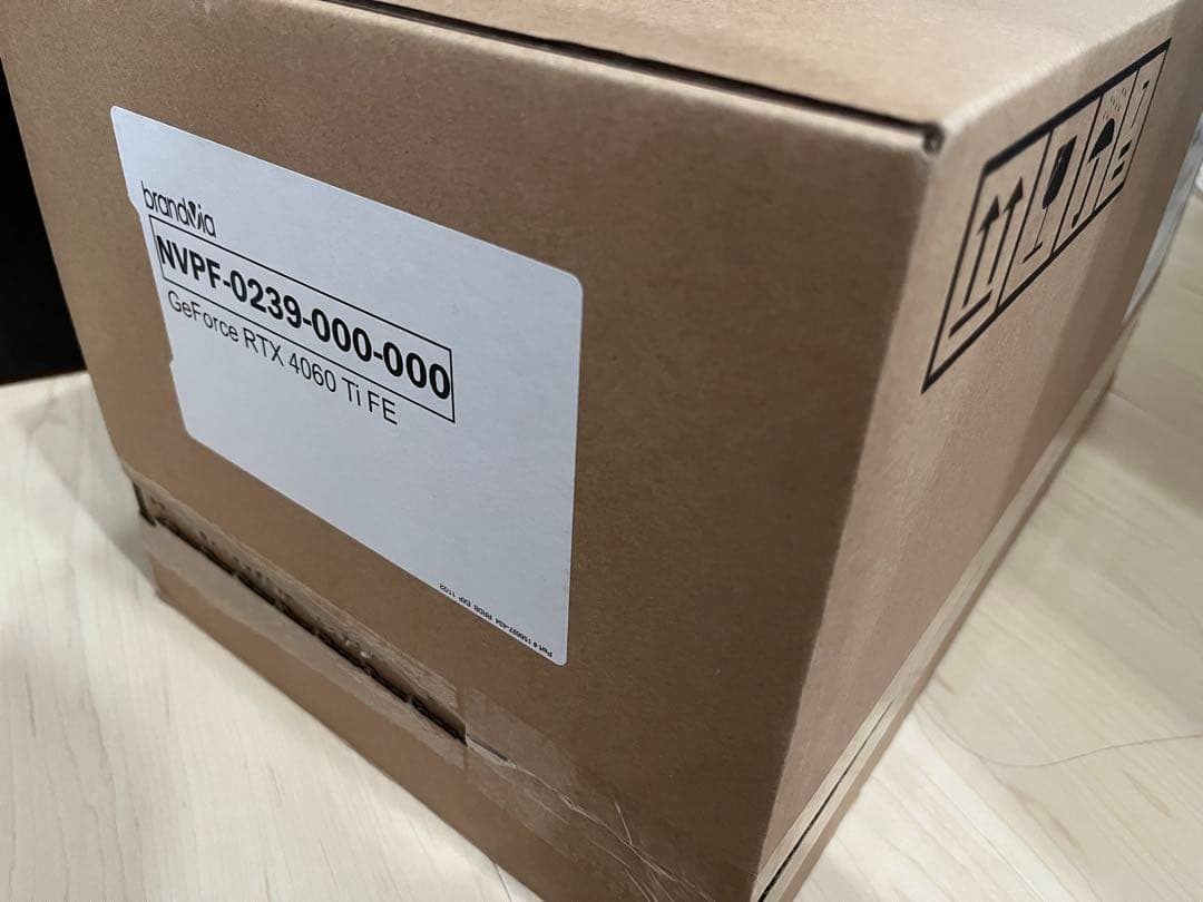 【新品未開封】NVIDIA GeForce RTX 4060 Ti FE 本体