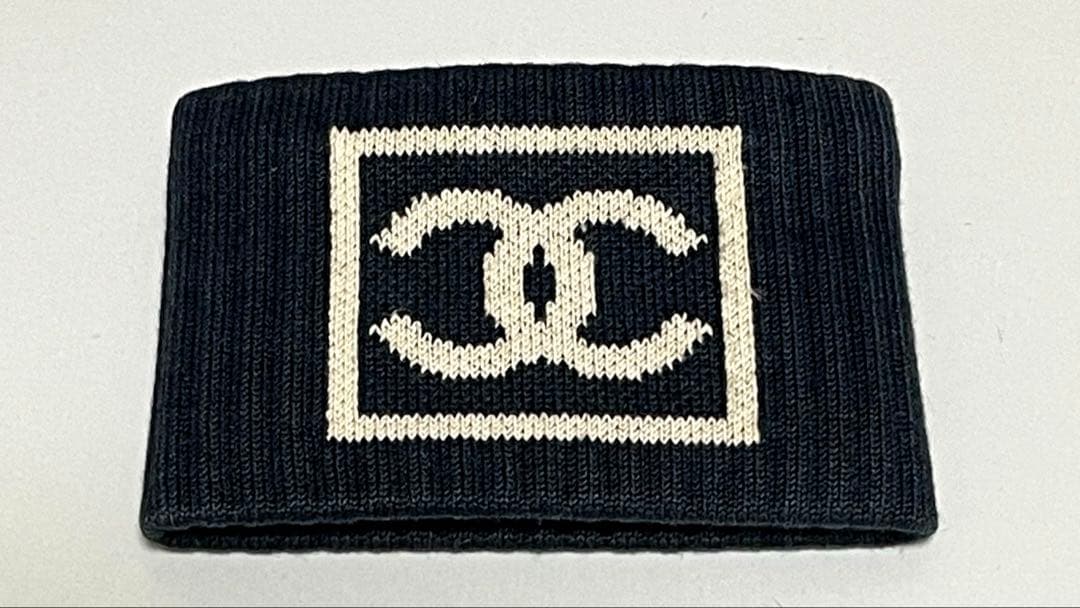 値下げ！✨CHANEL シャネル スポーツ ココマーク リストバンド 黒