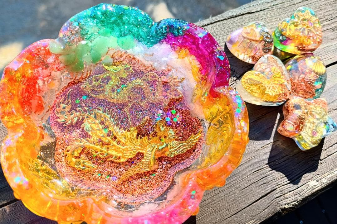 大きなお花型❀JEWELRY⭐オルゴナイト⭐十六夜♡美月✨さま♥️おまとめ専用