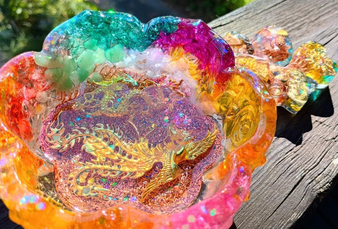 大きなお花型❀JEWELRY⭐オルゴナイト⭐十六夜♡美月✨さま♥️おまとめ専用