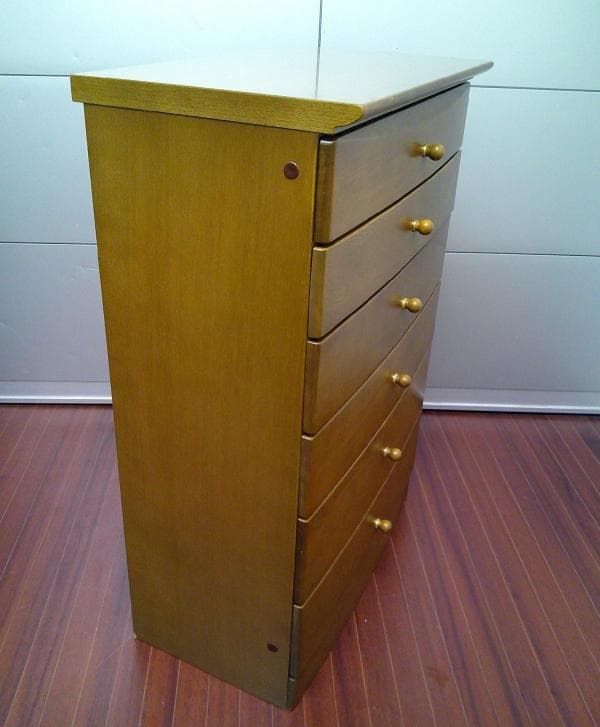 カリモク 6段チェスト