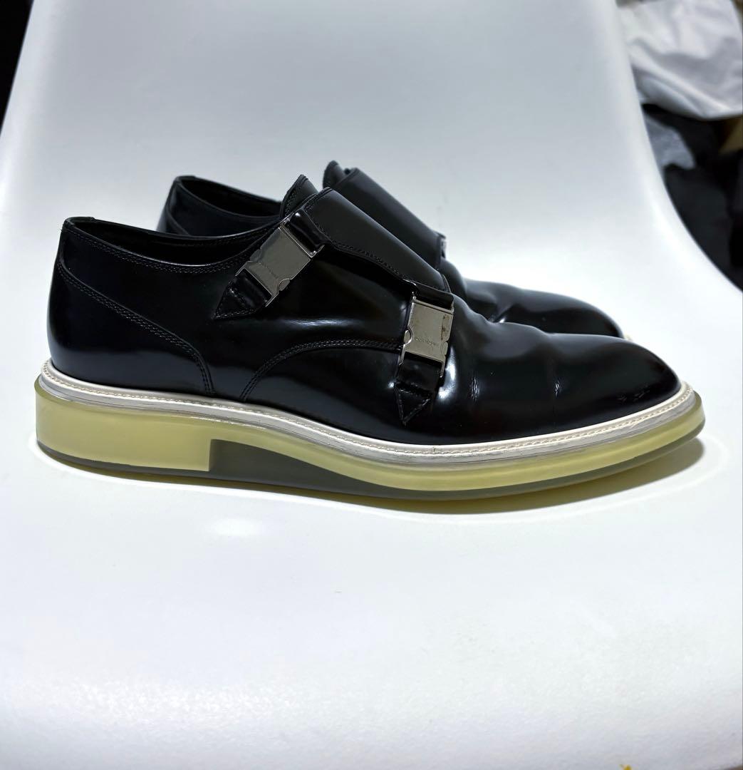 レア　美品　Dior Homme バックルレザーシューズ39.5