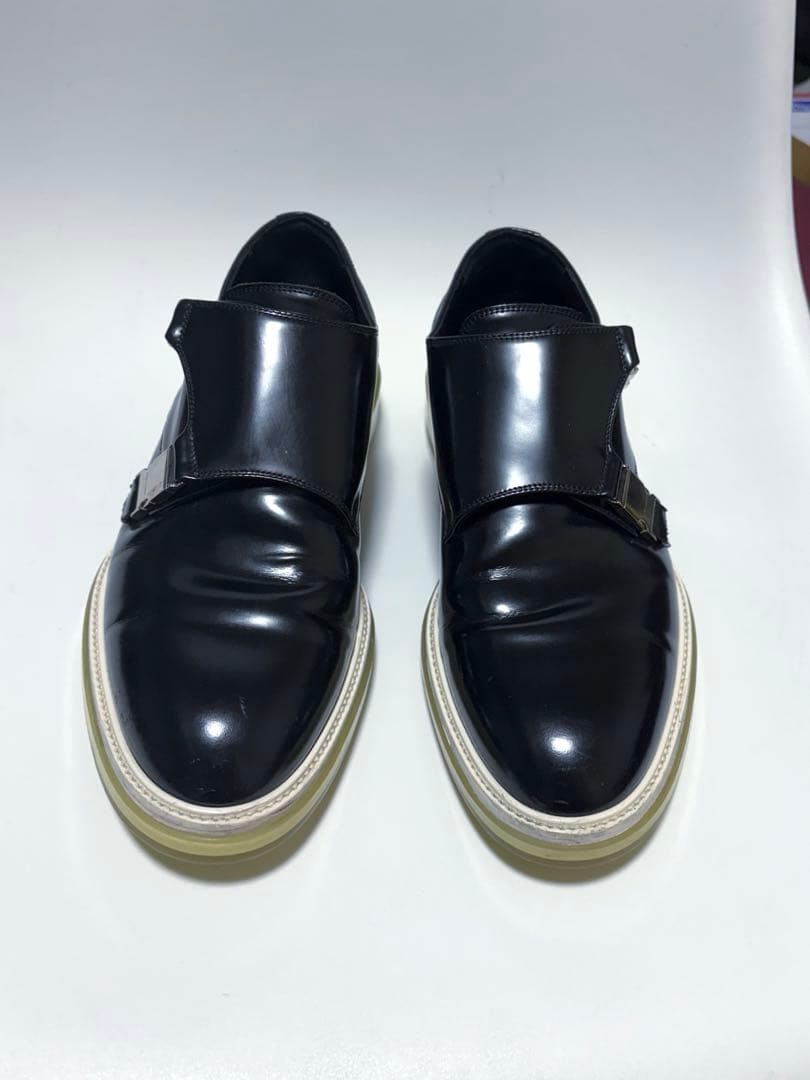 レア　美品　Dior Homme バックルレザーシューズ39.5