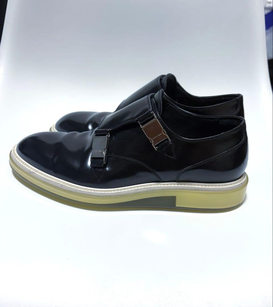 レア　美品　Dior Homme バックルレザーシューズ39.5