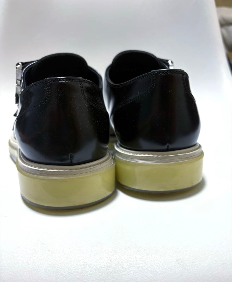 レア　美品　Dior Homme バックルレザーシューズ39.5