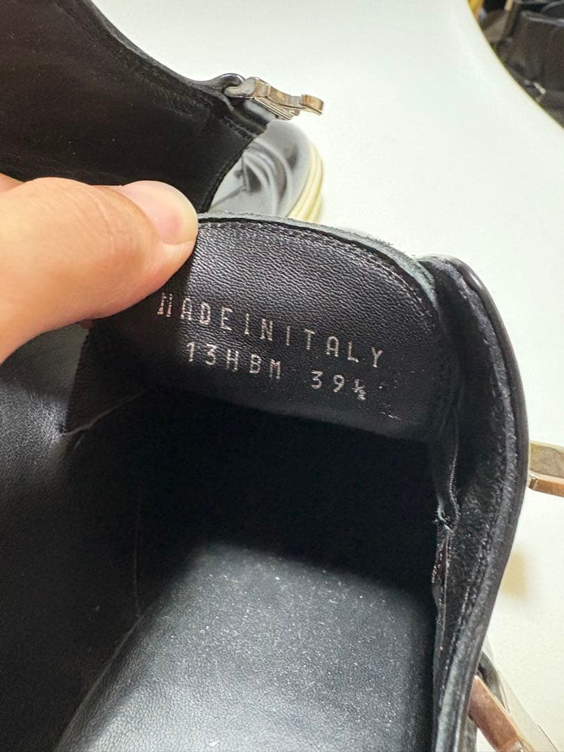 レア　美品　Dior Homme バックルレザーシューズ39.5