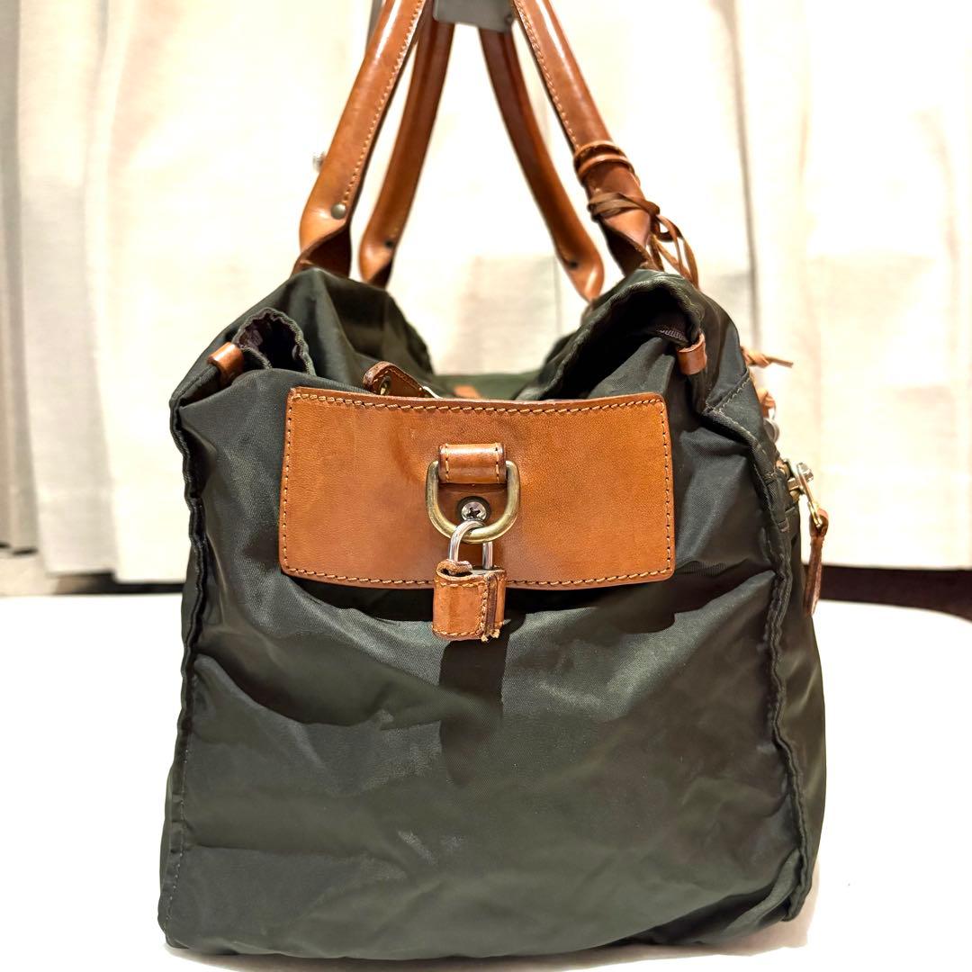 【美品】フェリージ　P4　ラゲージ　2way　ボストンバッグ　大容量　南京錠