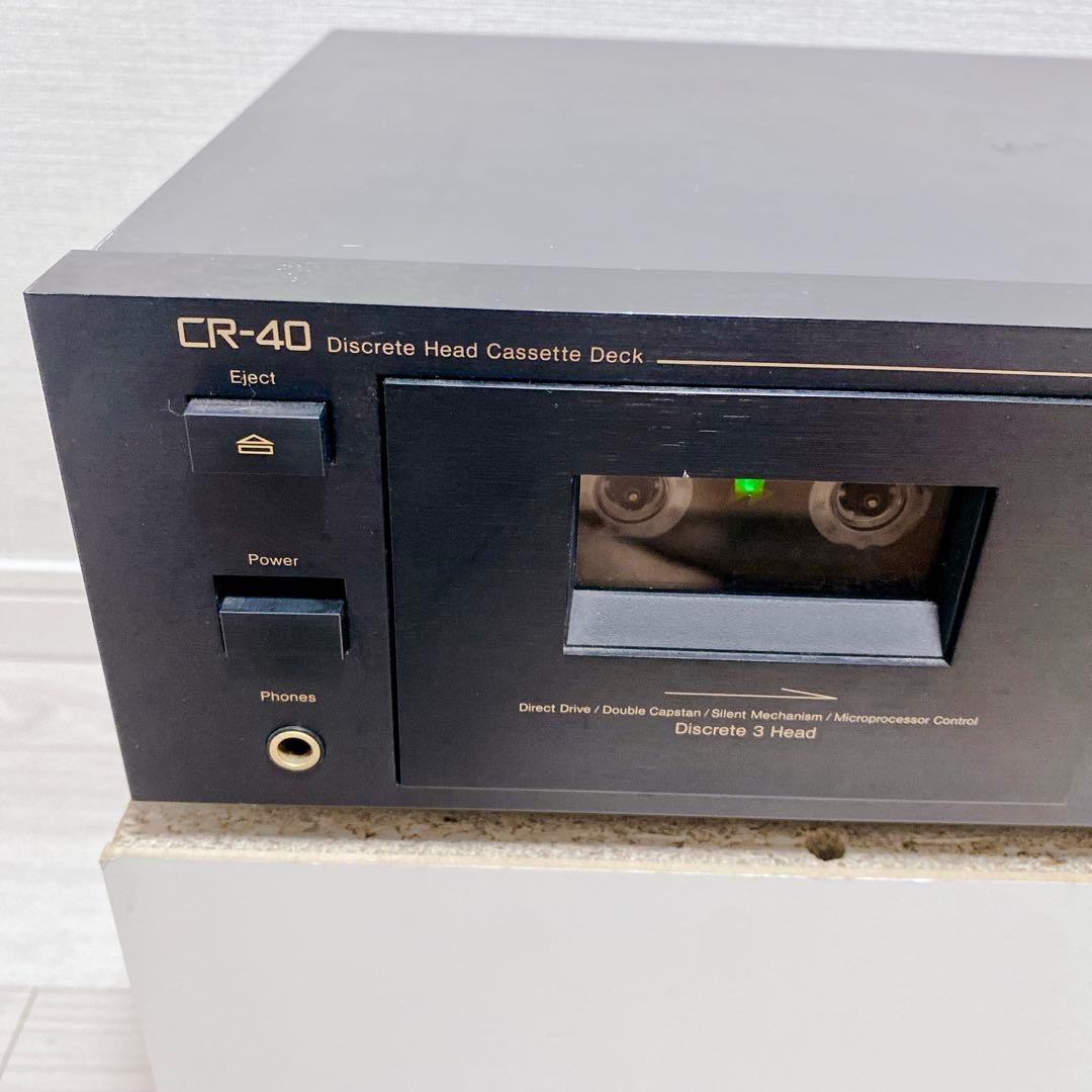 超希少 高級品 Nakamichi CR-40 3ヘッド カセットデッキ