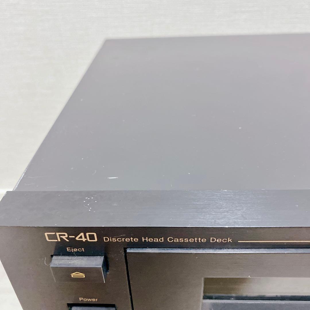 超希少 高級品 Nakamichi CR-40 3ヘッド カセットデッキ