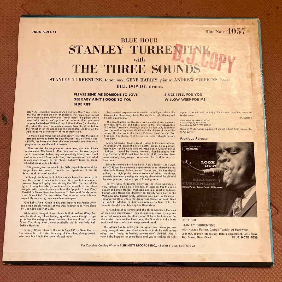 Stanley Turrentine／Blue Hour LP mono ジャズ