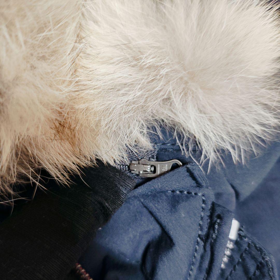 【美品】ナパピリ リアルファー付 高機能ジャケット ネイビー Mサイズ