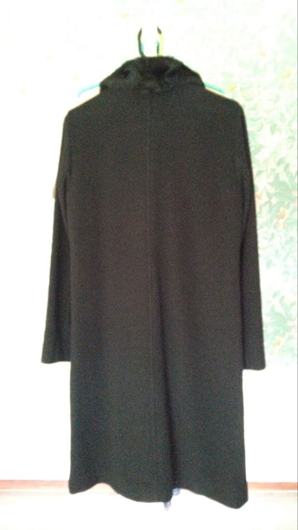 KOOKAI ブラックファー付きロングコート