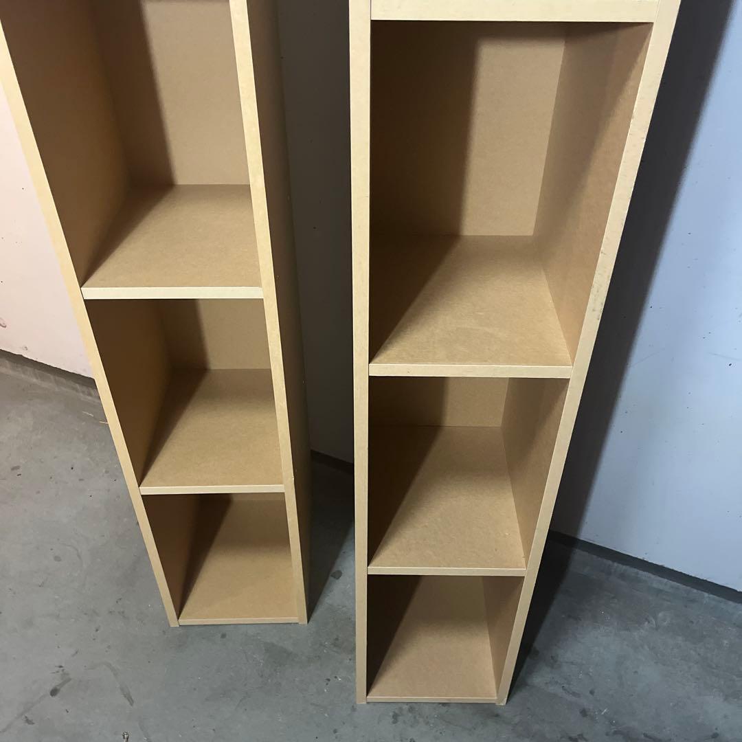 くま★無印 パルプボードボックス・スリム・５段 ２個セット