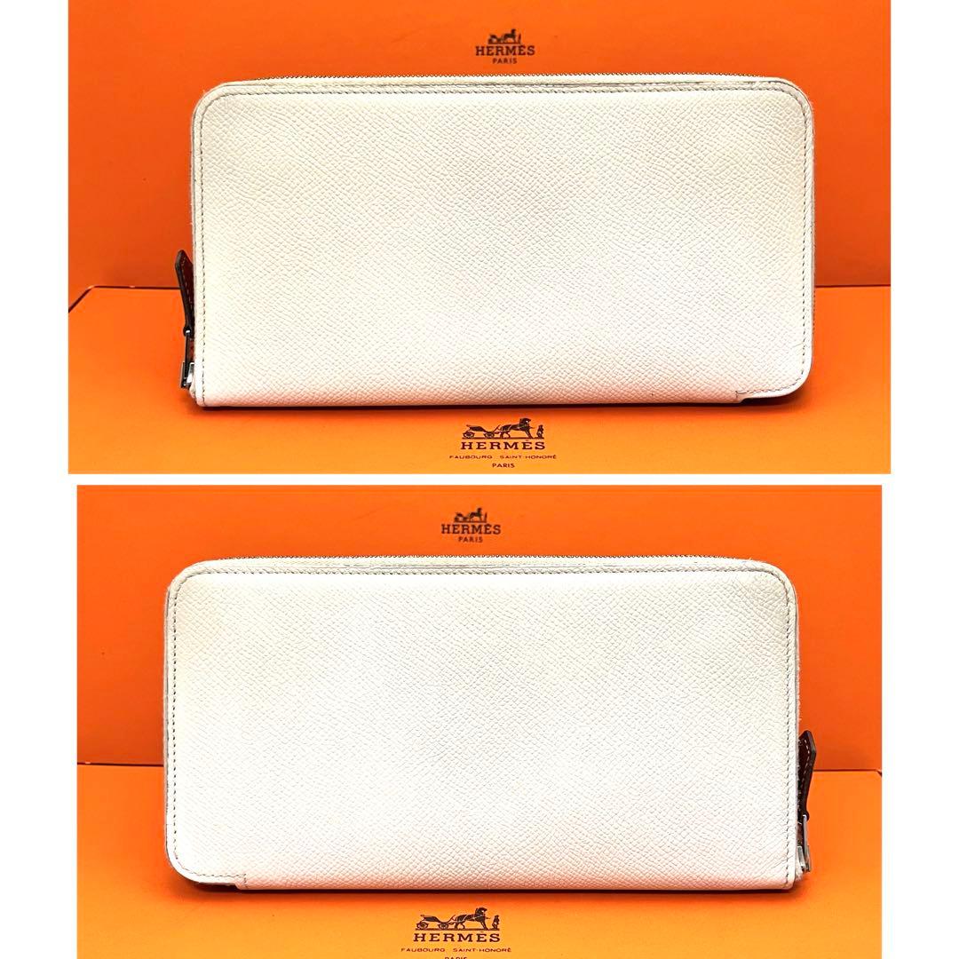 近年モデルZ刻印2021年製HERMESエルメスアザップシルクイン クレ長財布