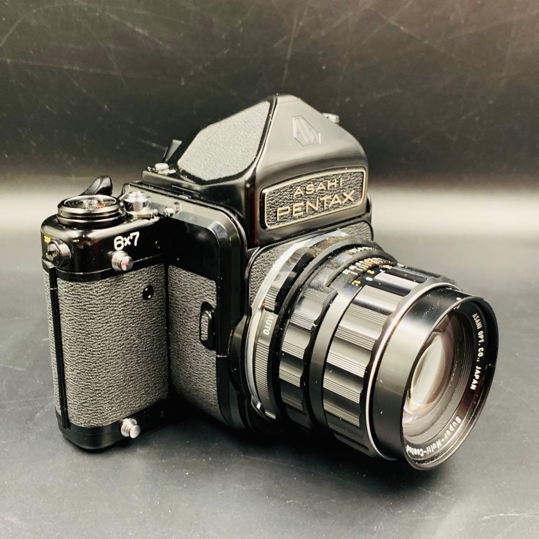 PENTAX 6x7 TAKUMAR 1:2.4 105 グリップ ケース付き