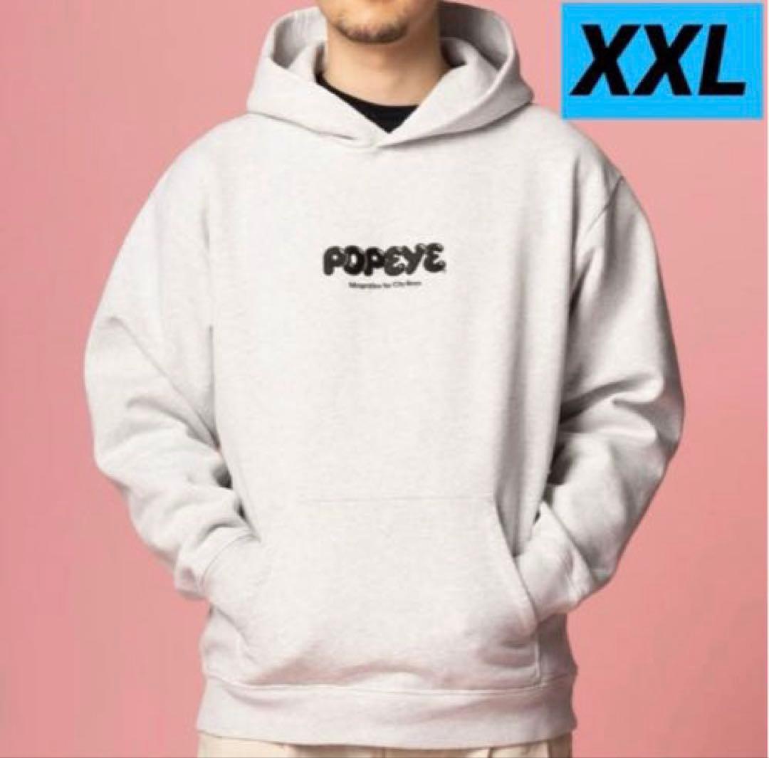 XXL★POPEYE／ポパイ★オンラインストア★ロゴフーディ ★パーカー★グレー