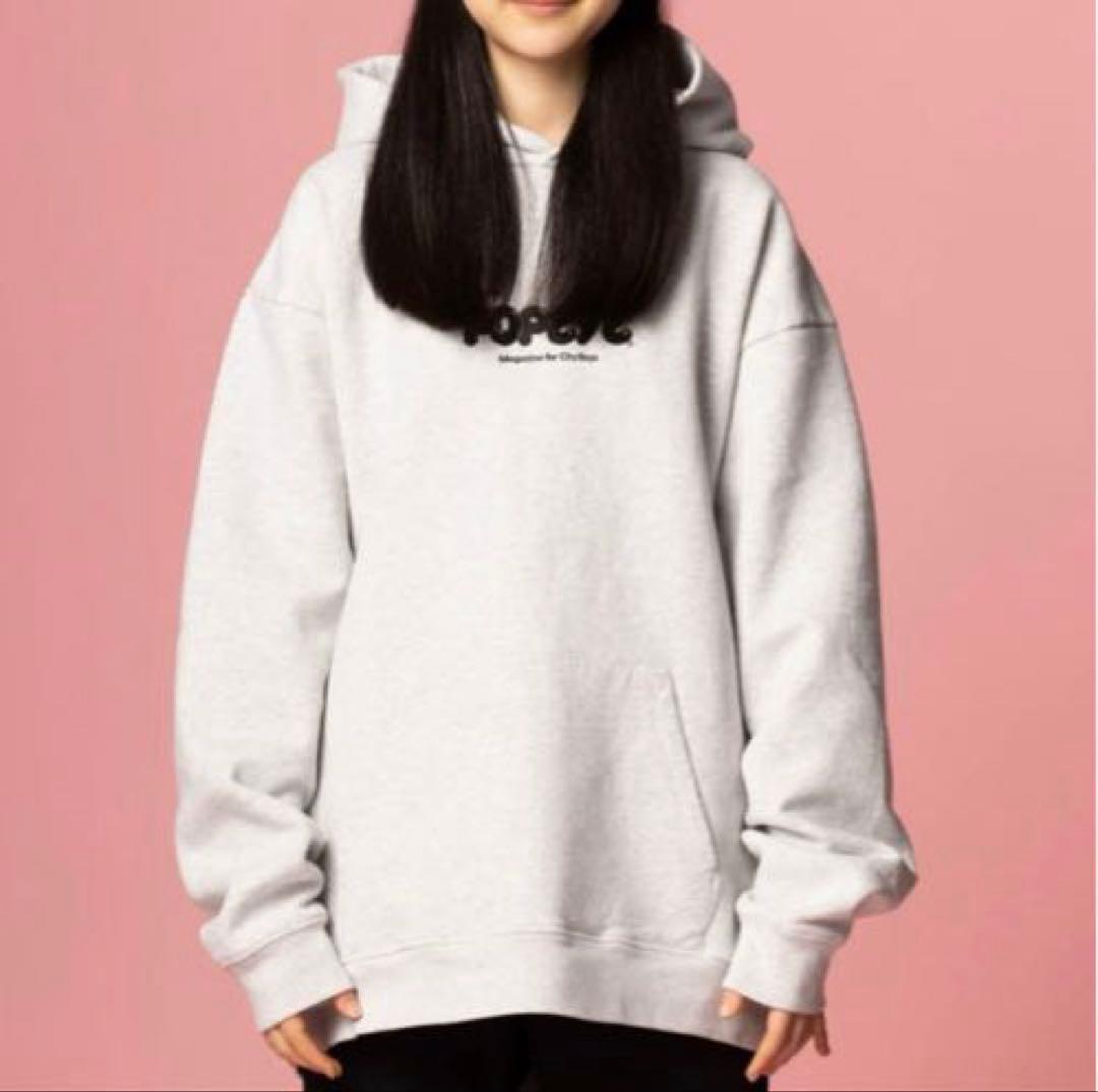 XXL★POPEYE／ポパイ★オンラインストア★ロゴフーディ ★パーカー★グレー