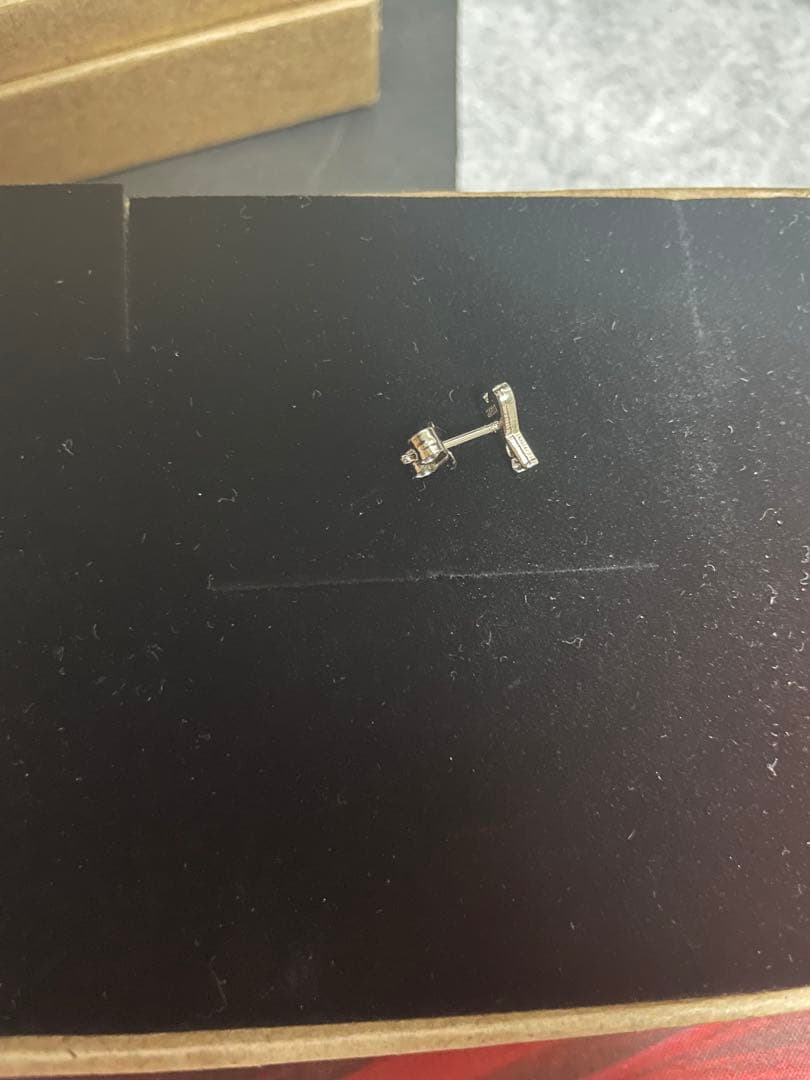 【新品、未使用】AMI DE COEUR ピアス　シルバー