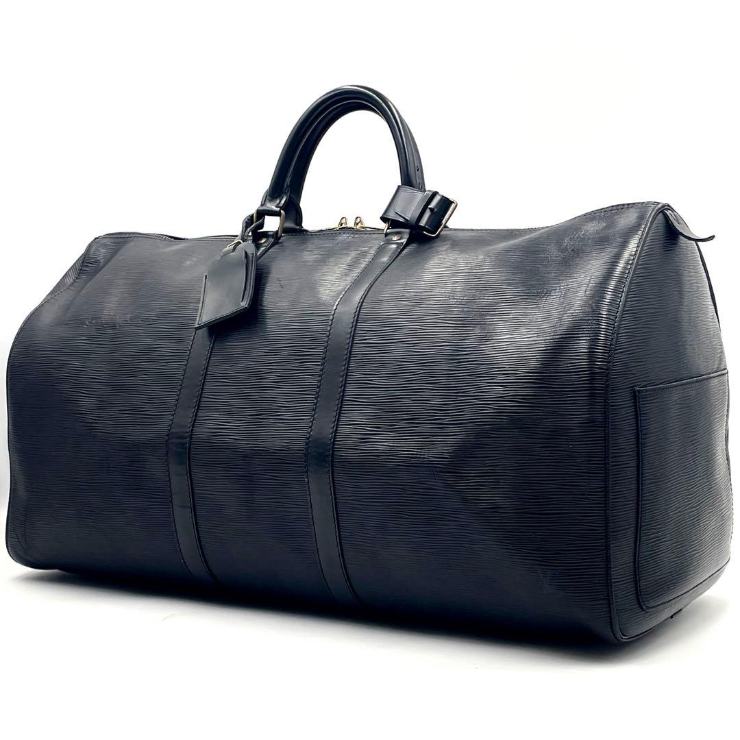 ルイヴィトン キーポル55 ボストンバッグ エピ ブラックM59142