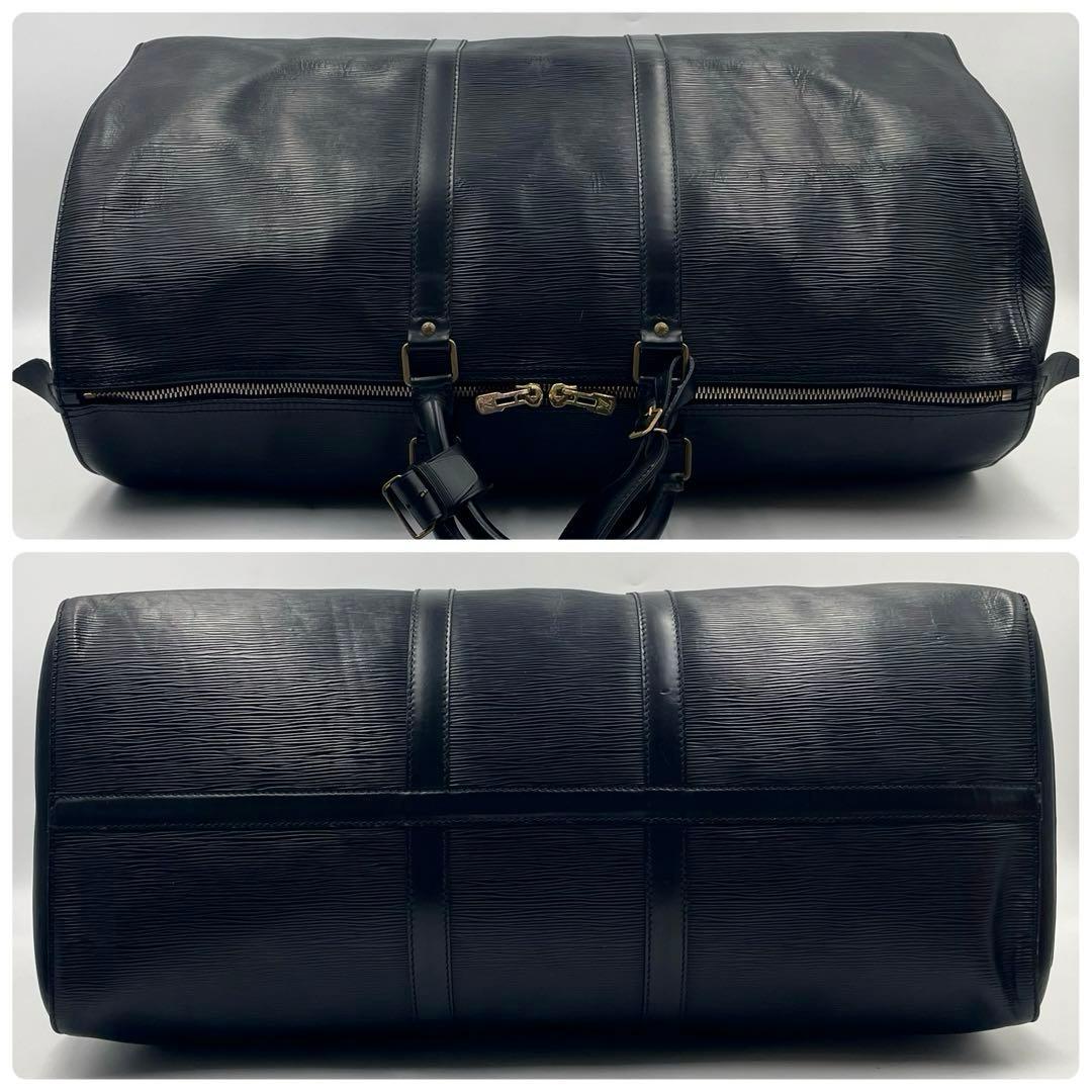 ルイヴィトン キーポル55 ボストンバッグ エピ ブラックM59142