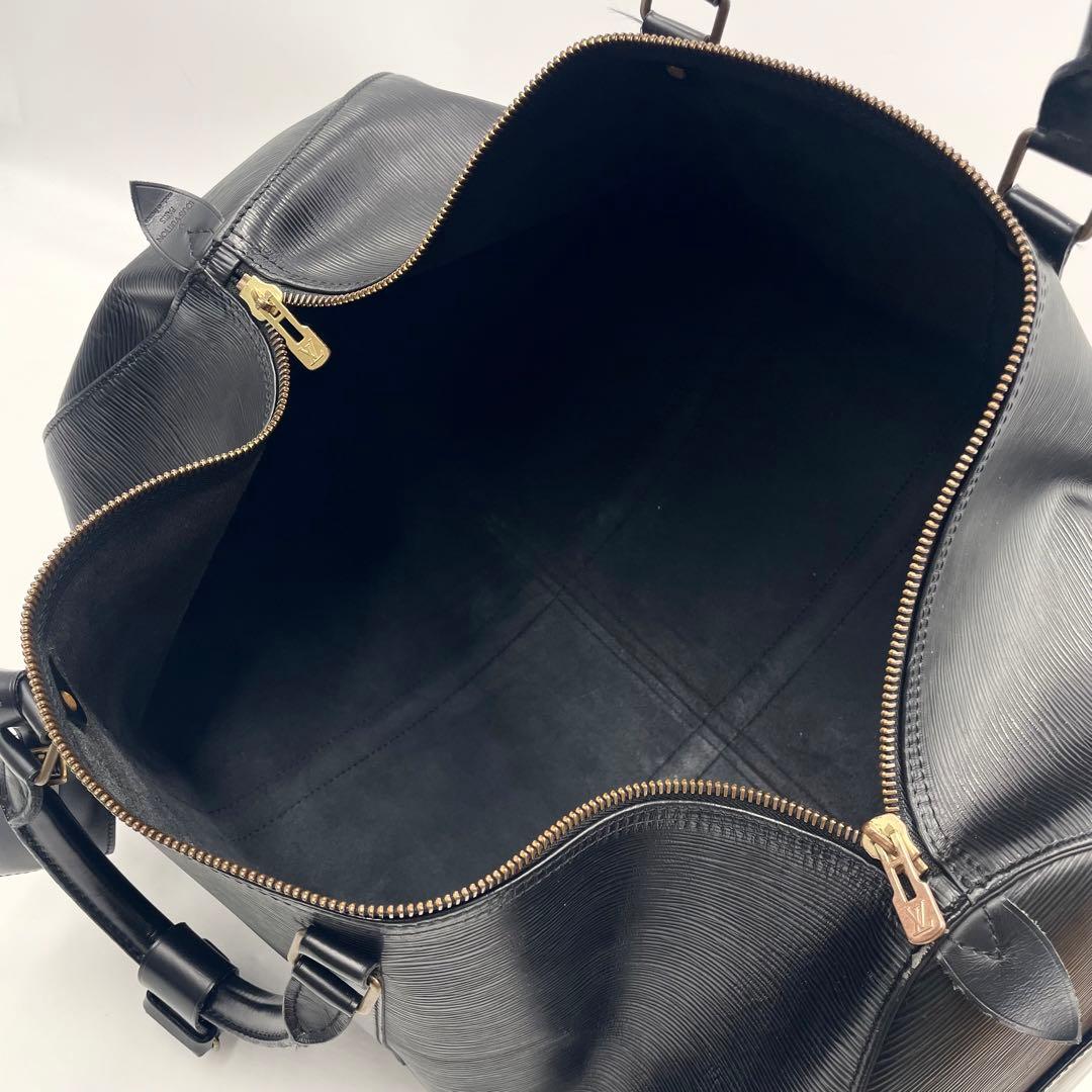 ルイヴィトン キーポル55 ボストンバッグ エピ ブラックM59142