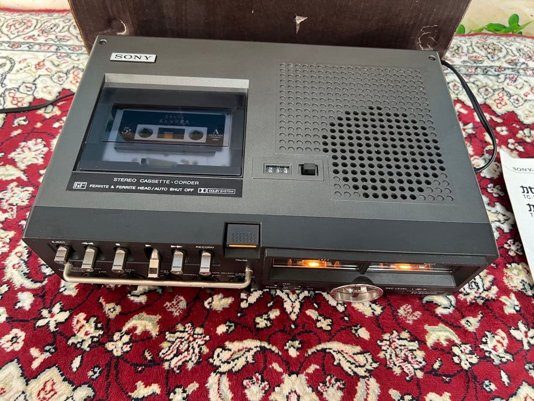 希少ソニー TC-3000SDデンスケ3000カセット中古品動作品美品箱付き